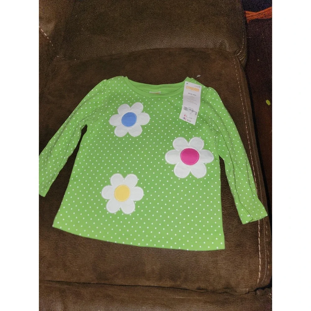 Gymboree‎ showers of flowers floral top size 18 24 months nwt